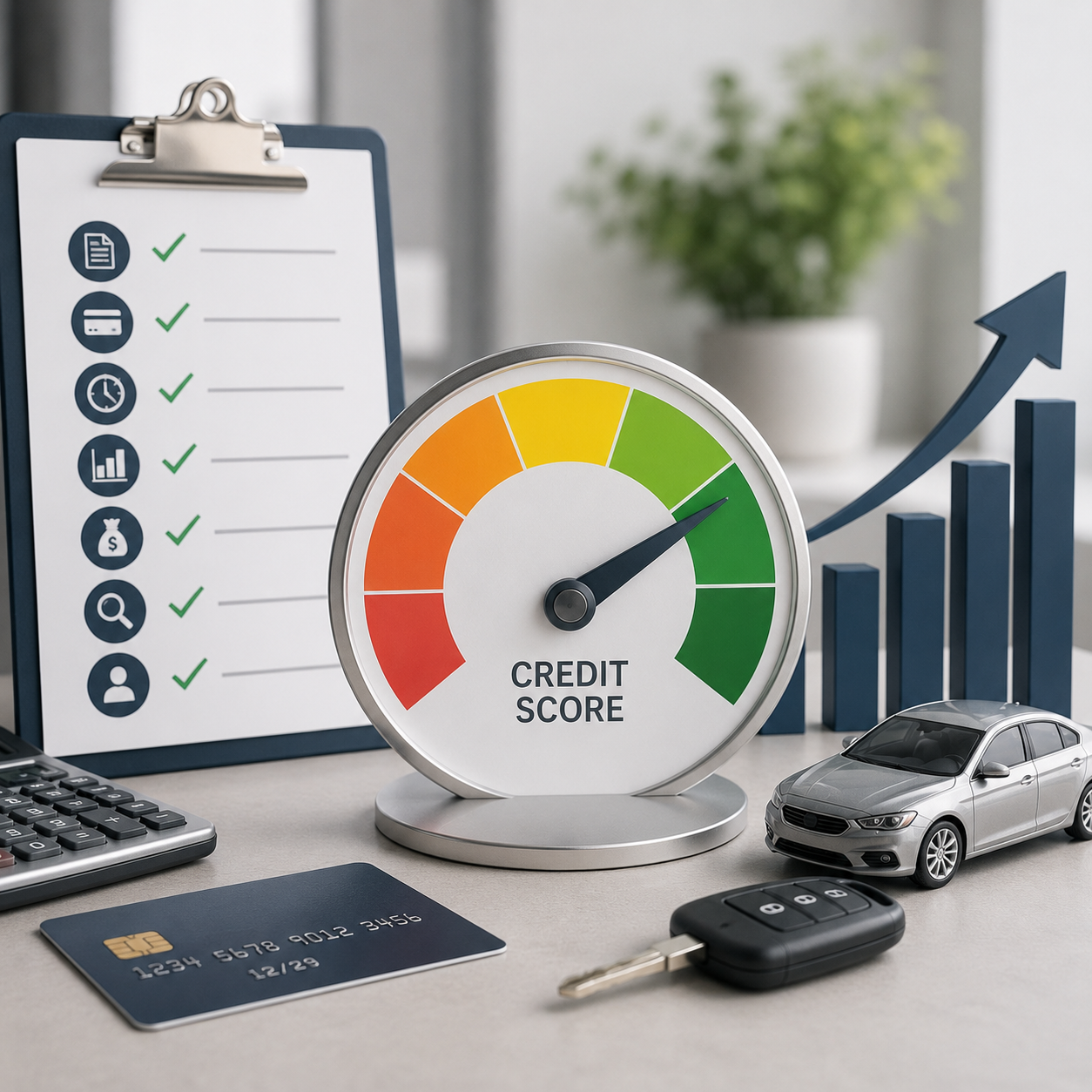 Improving credit score before applying for car loan